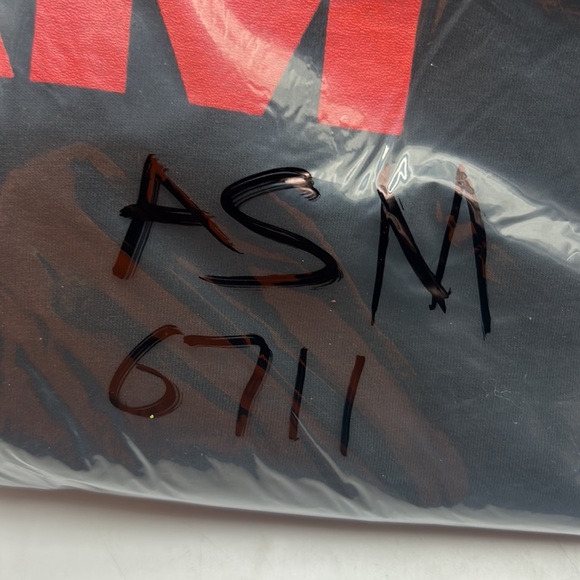 VINTAGE MAC TOOLS 90s ERNIE IRVAN MENS STREET WEAR T-SHIRT BLACK ALLOVER PRINT - Picture 11 of 11